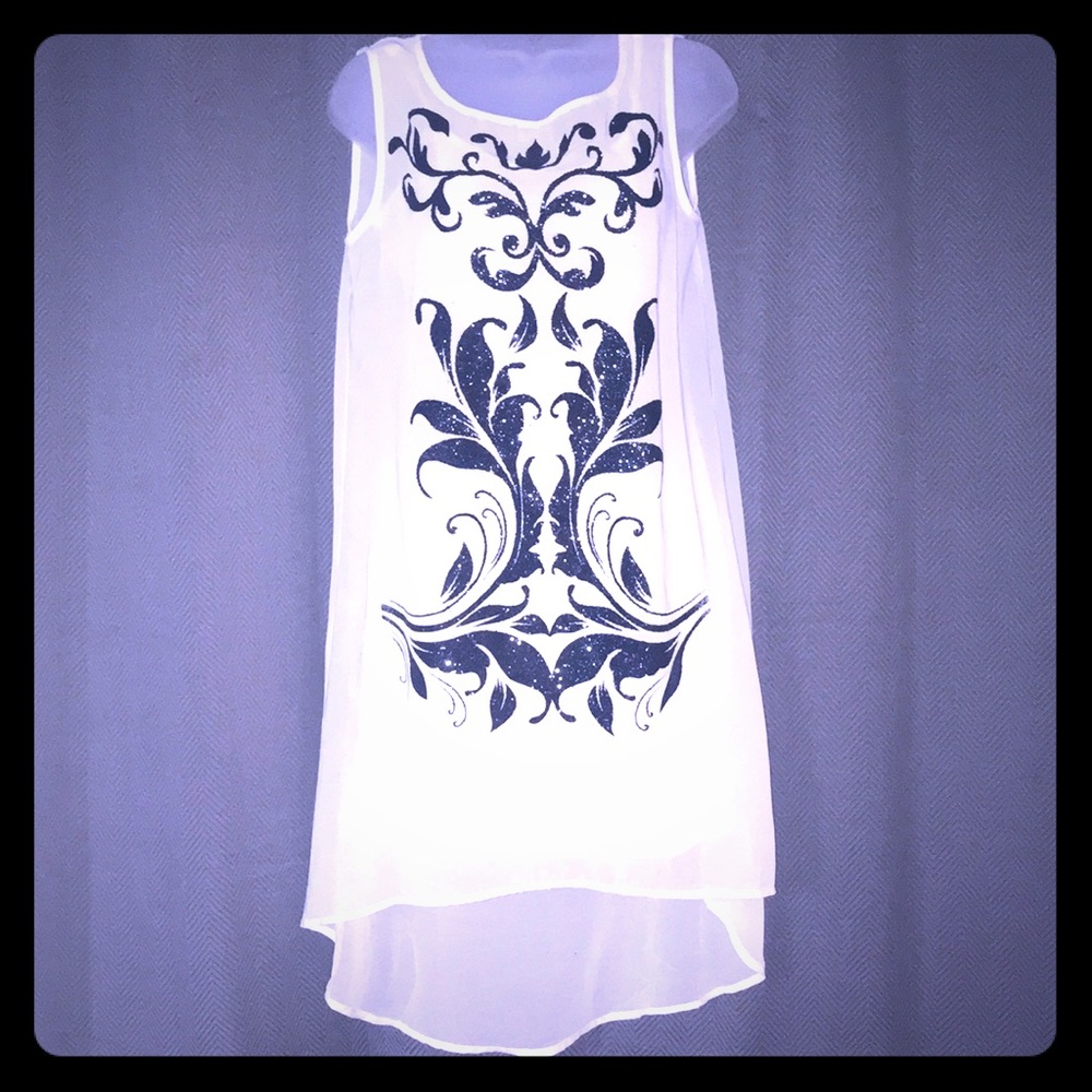 Glitter Embellished Mini Dress